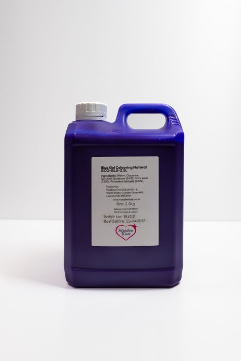 Rainbow Dust Natural Blue Gel Food Colouring 2.5kg
