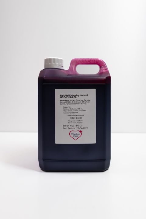 Rainbow Dust Natural Pink Gel Food Colouring 2.5kg